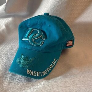 Teal Washington D.C. Embroidered Cap